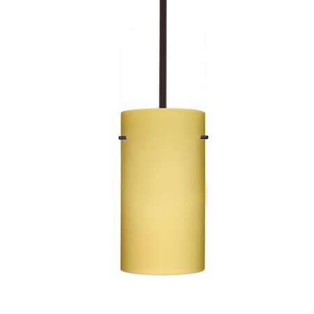 Besa Lighting Besa Tondo 12 LED Pendant Vanilla Matte Bronze 1x10W GU24 LED 1TT-4120VM-LED-BR